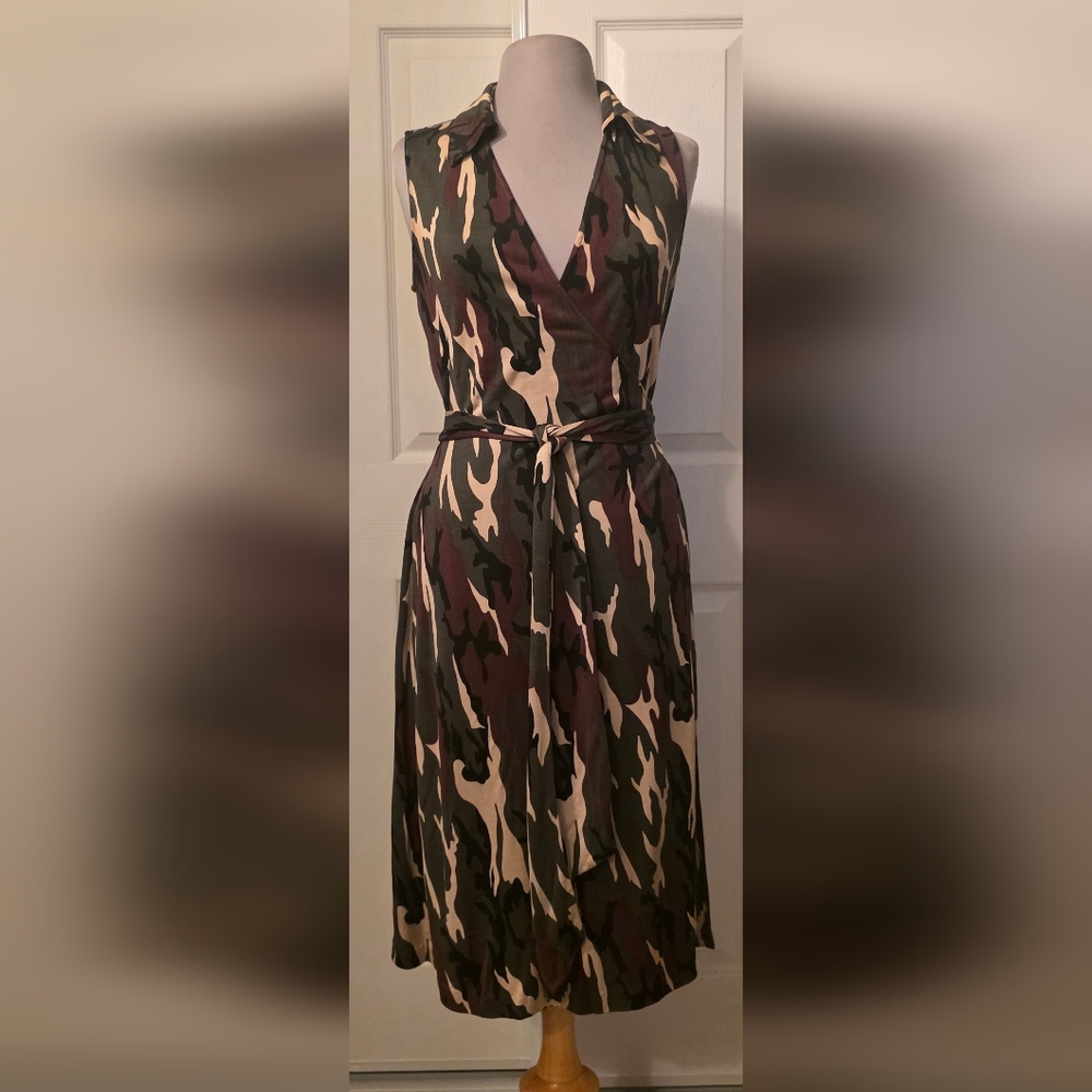 Diane von Furstenberg Sleeveless Wrap Dress